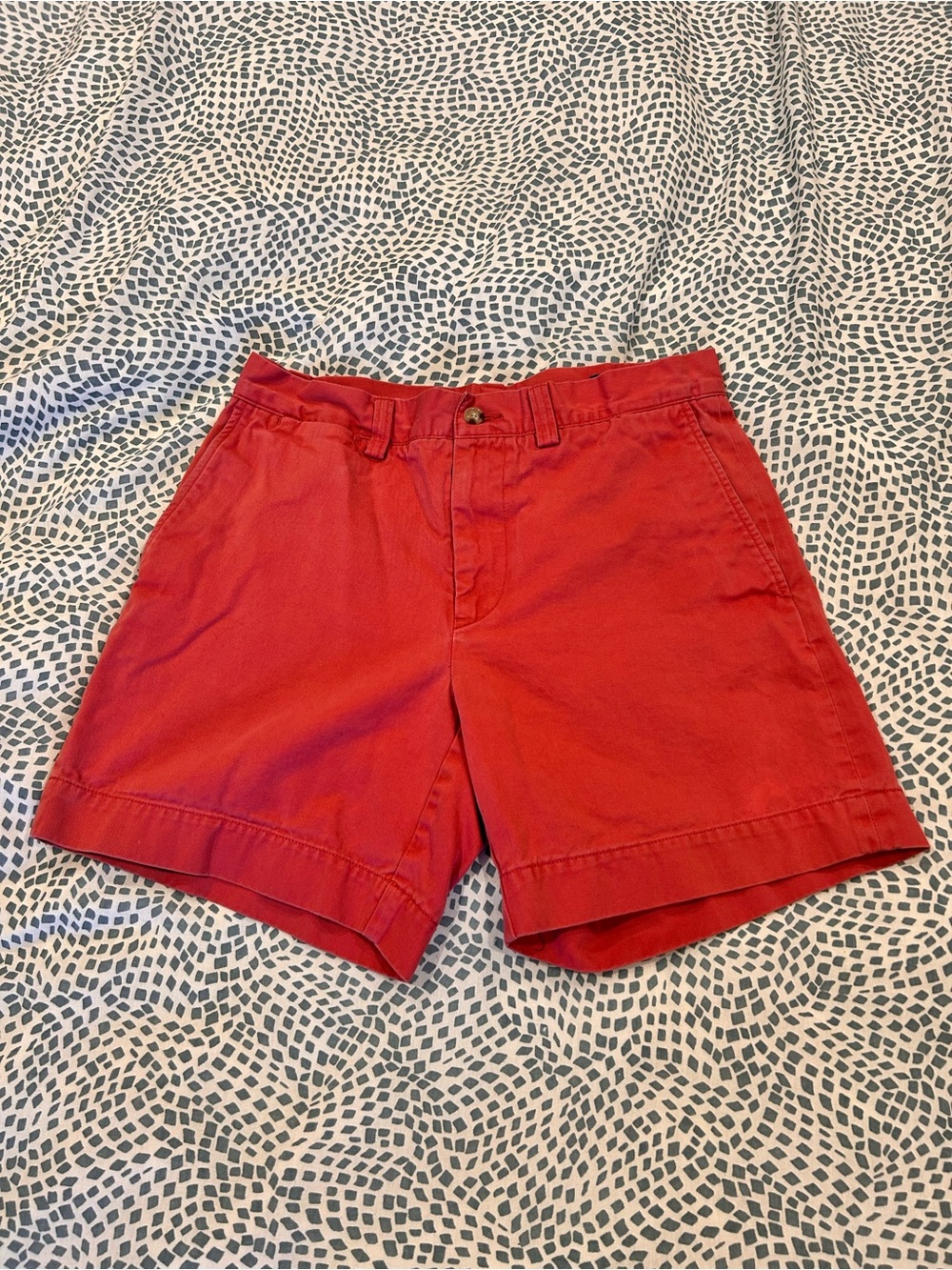 Polo by Ralph Lauren Men's Red Athletic Shorts
